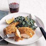 Crispy Chicken and Garlicky Collards