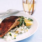 Blackened Salmon and Rice