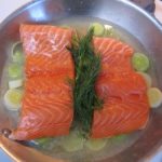 Salmon with Leeks