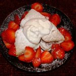 Puff Pastry Hearts with Strawberries and Cream
