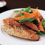 Chicken with Roasted Sweet Potato Salad