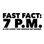 In a recent study, people who ate past this cutoff time gained weight and had higher cholesterol levels. (University of Pennsylvania)