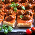 Meatball Pizza