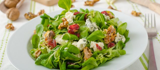 Boston Bib Salad with Granola Crusted Goat Cheese