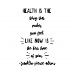 Take a moment today to appreciate your health!