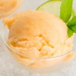 Cantaloupe- Lime Sorbet