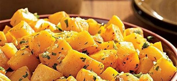 Oven-Roasted Squash with Garlic & Parsley