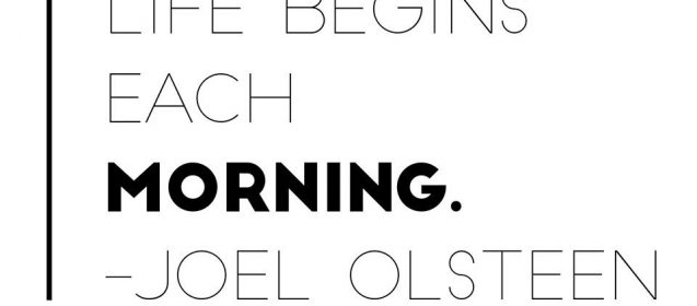 Start your day with intention!