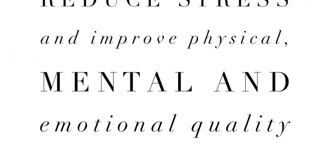 Group exercise can reduce stress and improve physical, mental and emotional quality of life.
