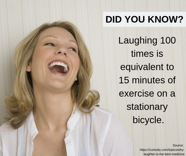 If you've had a good laugh recently, keep it up science shows there