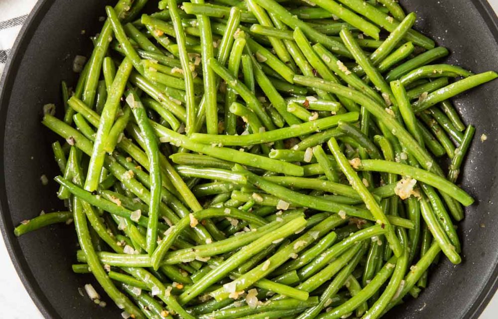 Healthy Garlic Green Beans